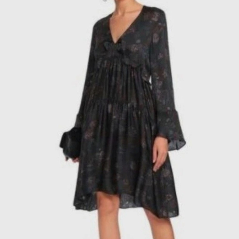 IRO Black Long Sleeve Dress